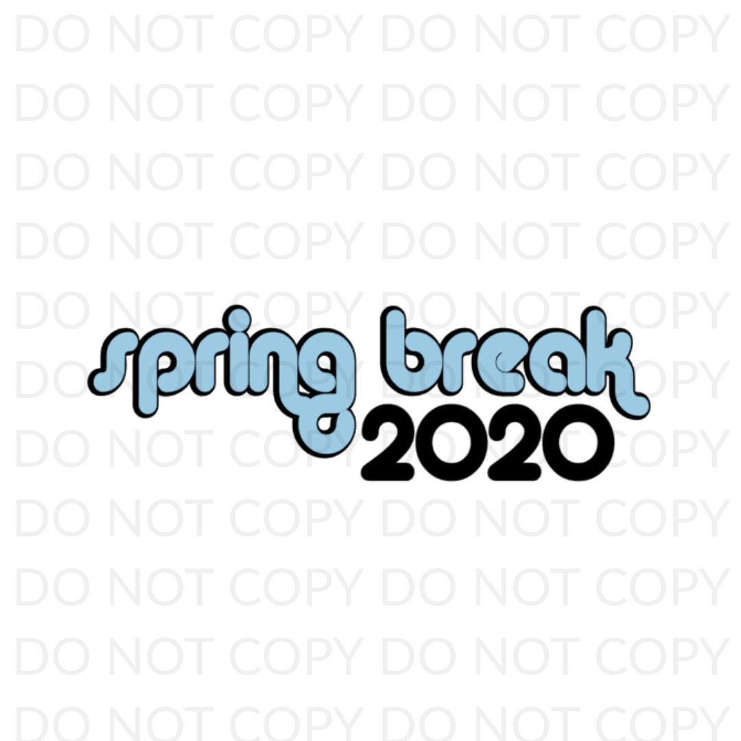 Spring Break 2020 Digital Design