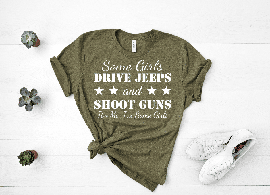 Drive Jeeps and Shoot Guns Mockup