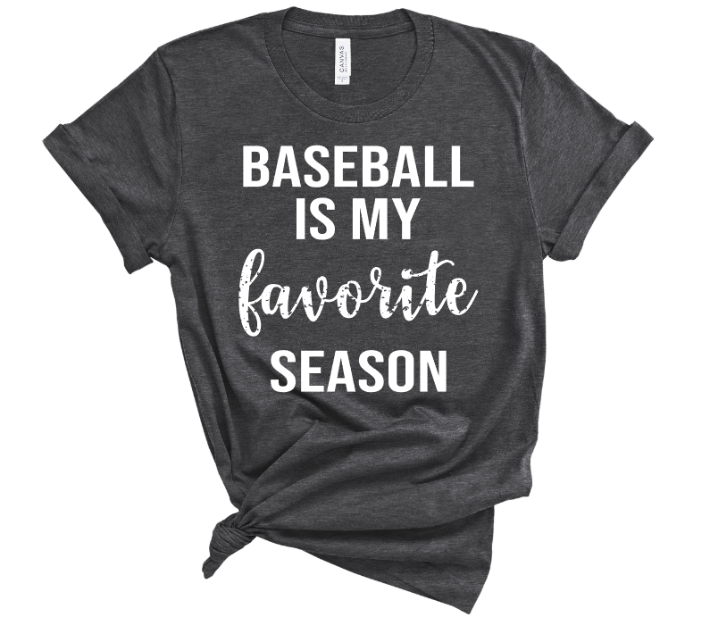 Baseball Is My Favorite Season Mockup
