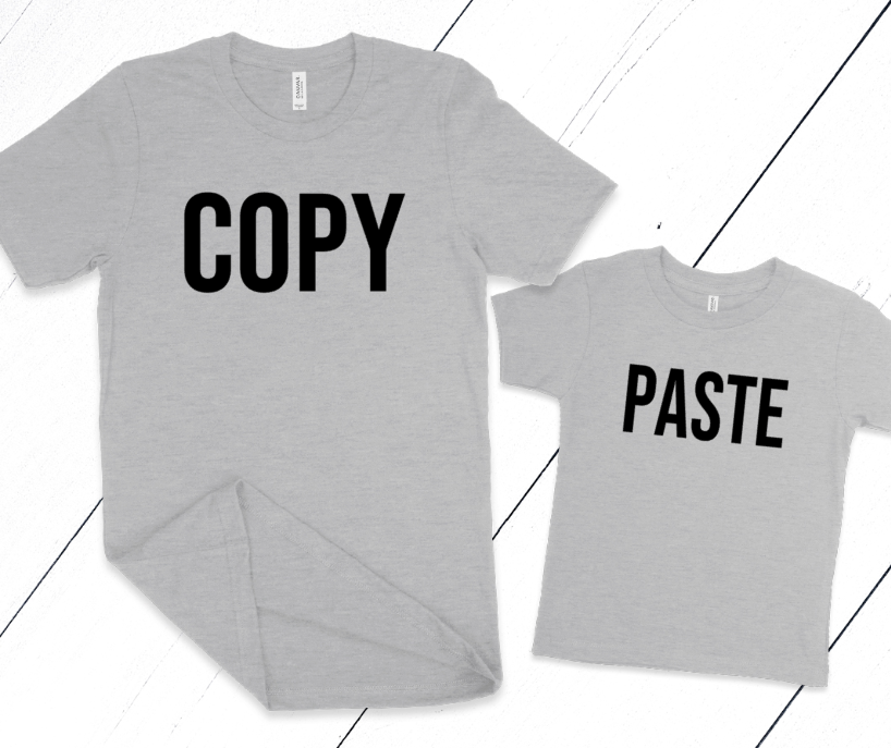 Copy & Paste Screen Print Transfer