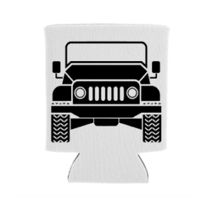 Jeep Koozie Screen Print Transfer
