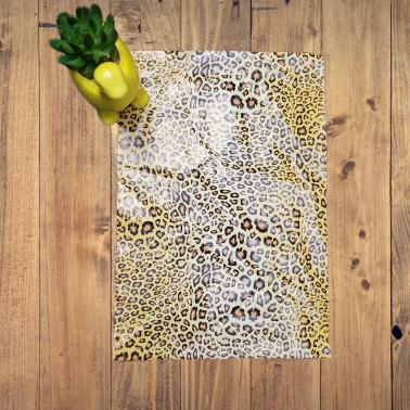 leopard poly mailer