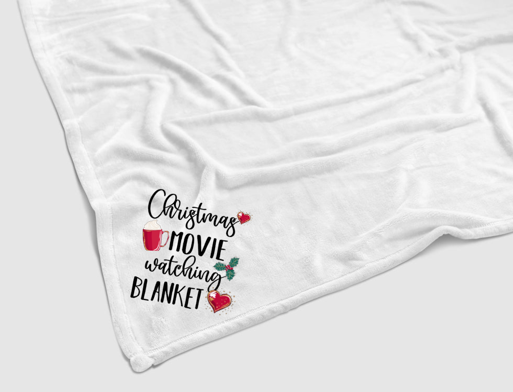 christmas movies watching blanket