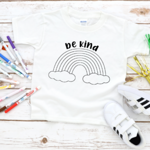 be kind rainbow coloring