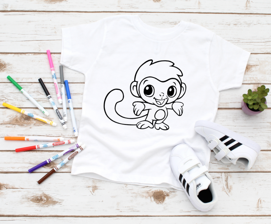 monkey coloring