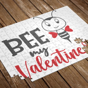 bee my valentine puzzle