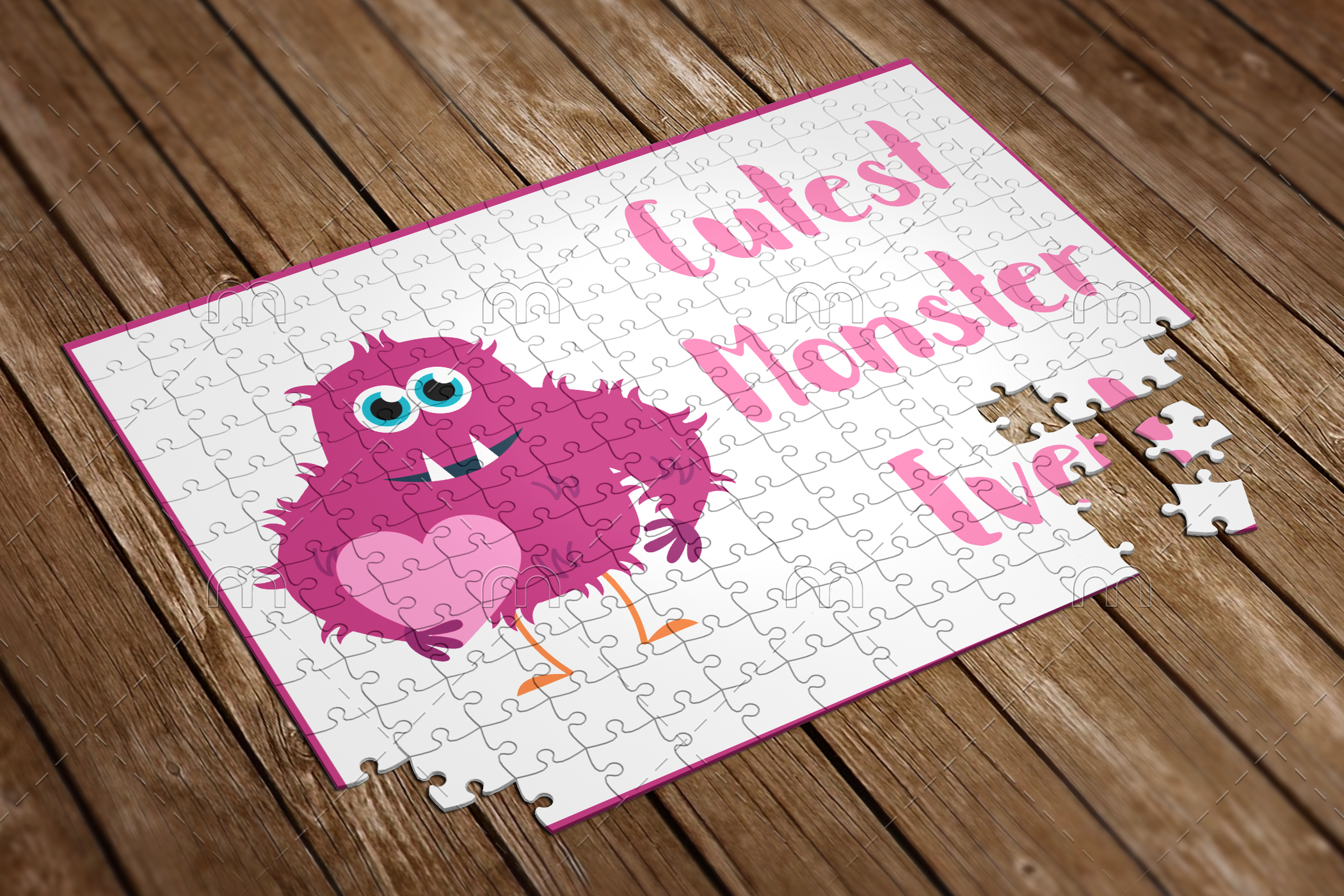cutest monster ever puzzle