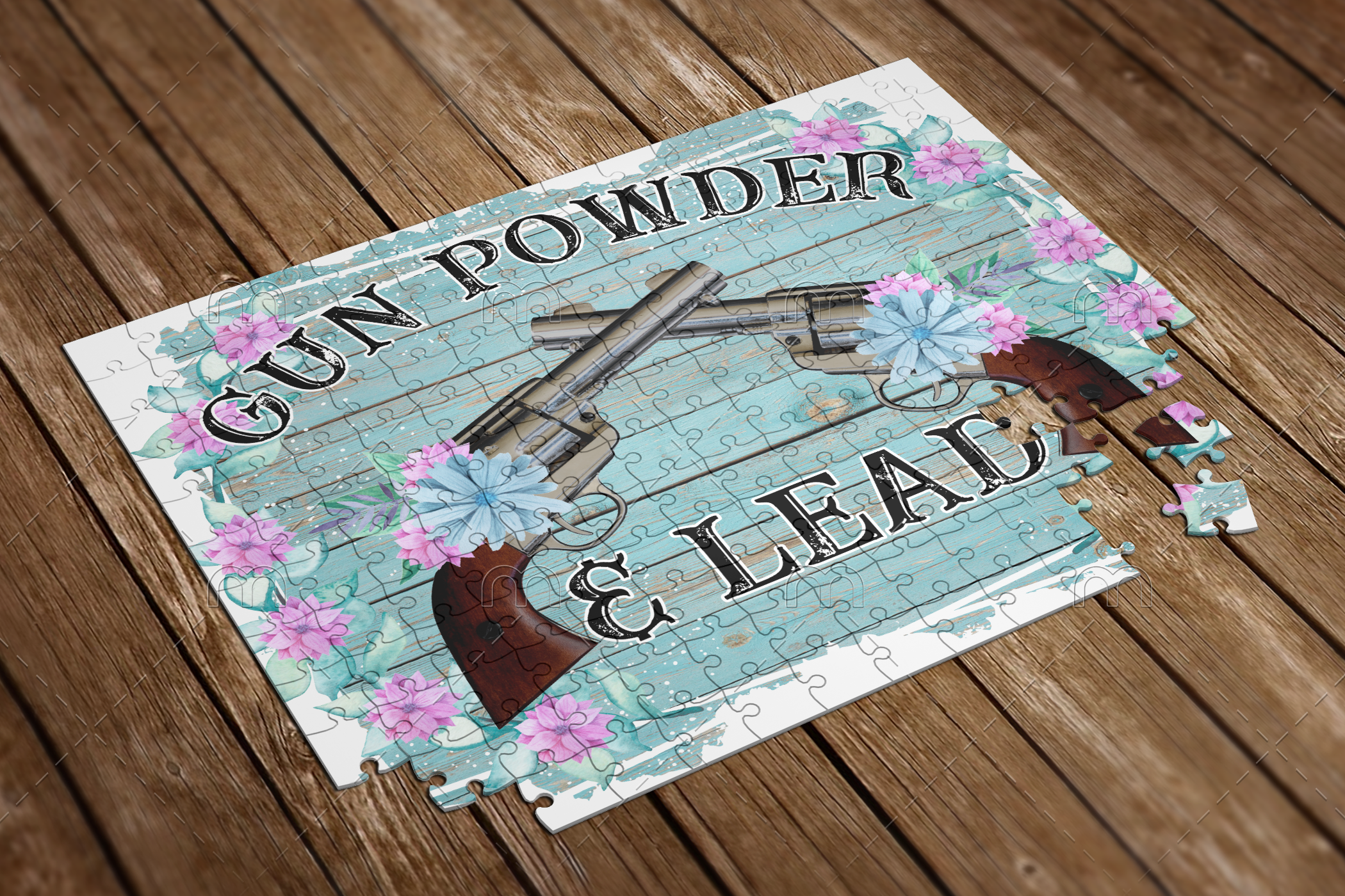 gun powder and lead puzzle