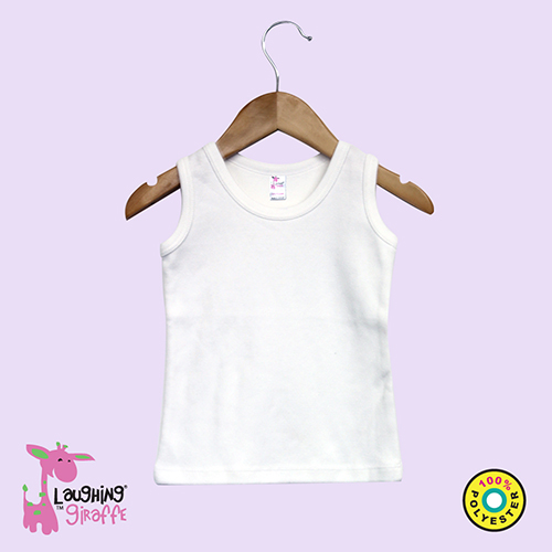 Sublimation Toddler Tank Top White