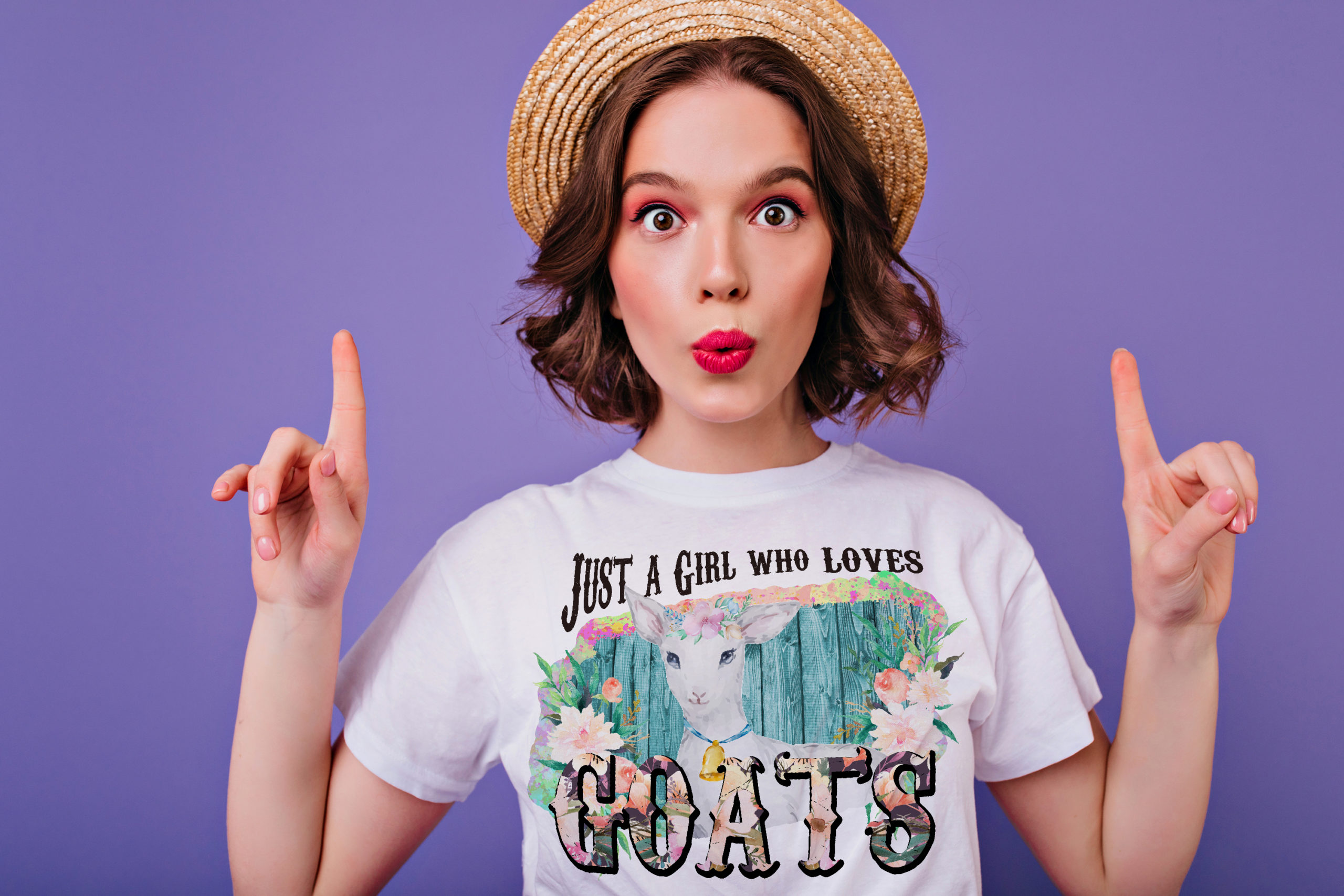 just a girl who love goats