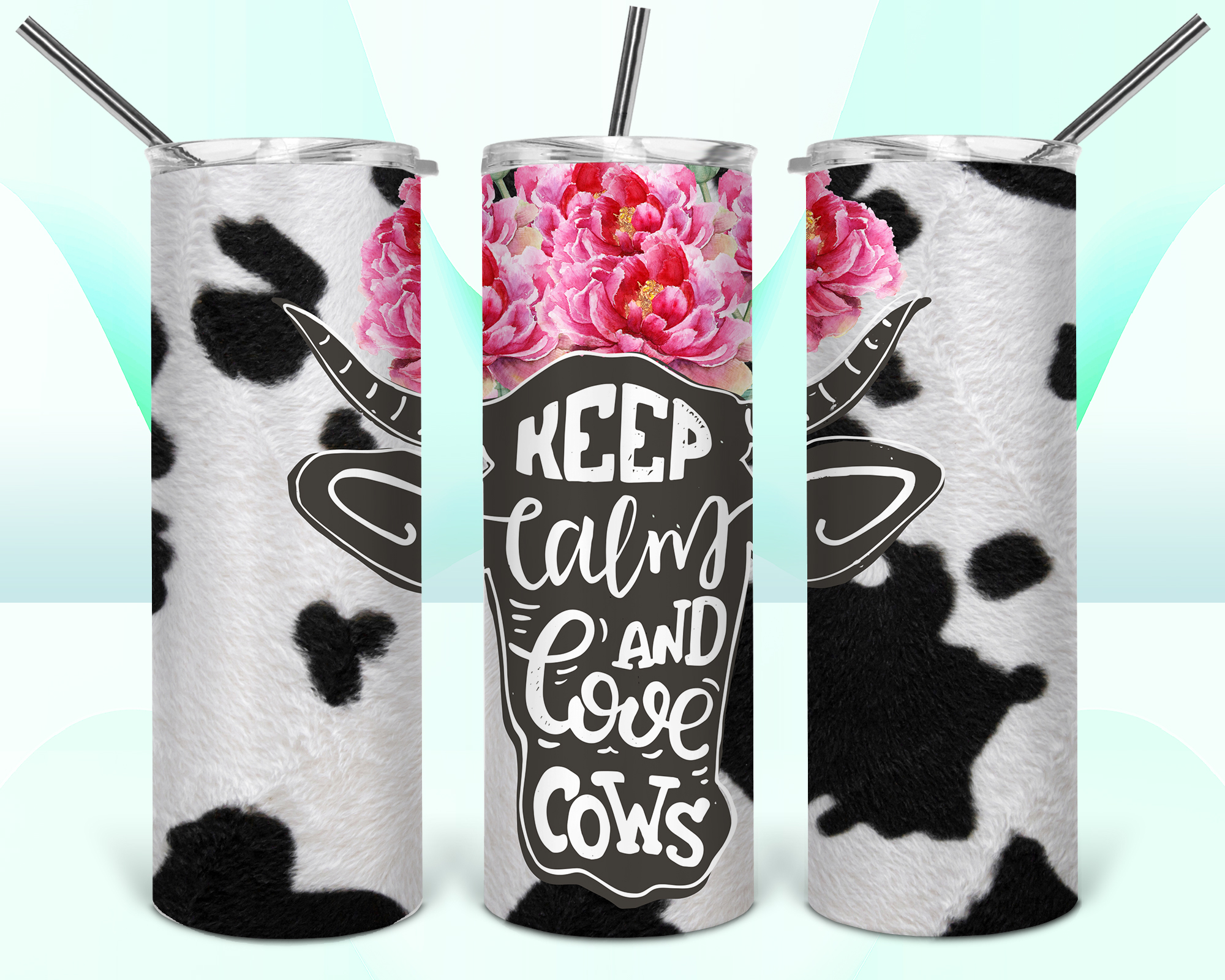 keep calm and love cows