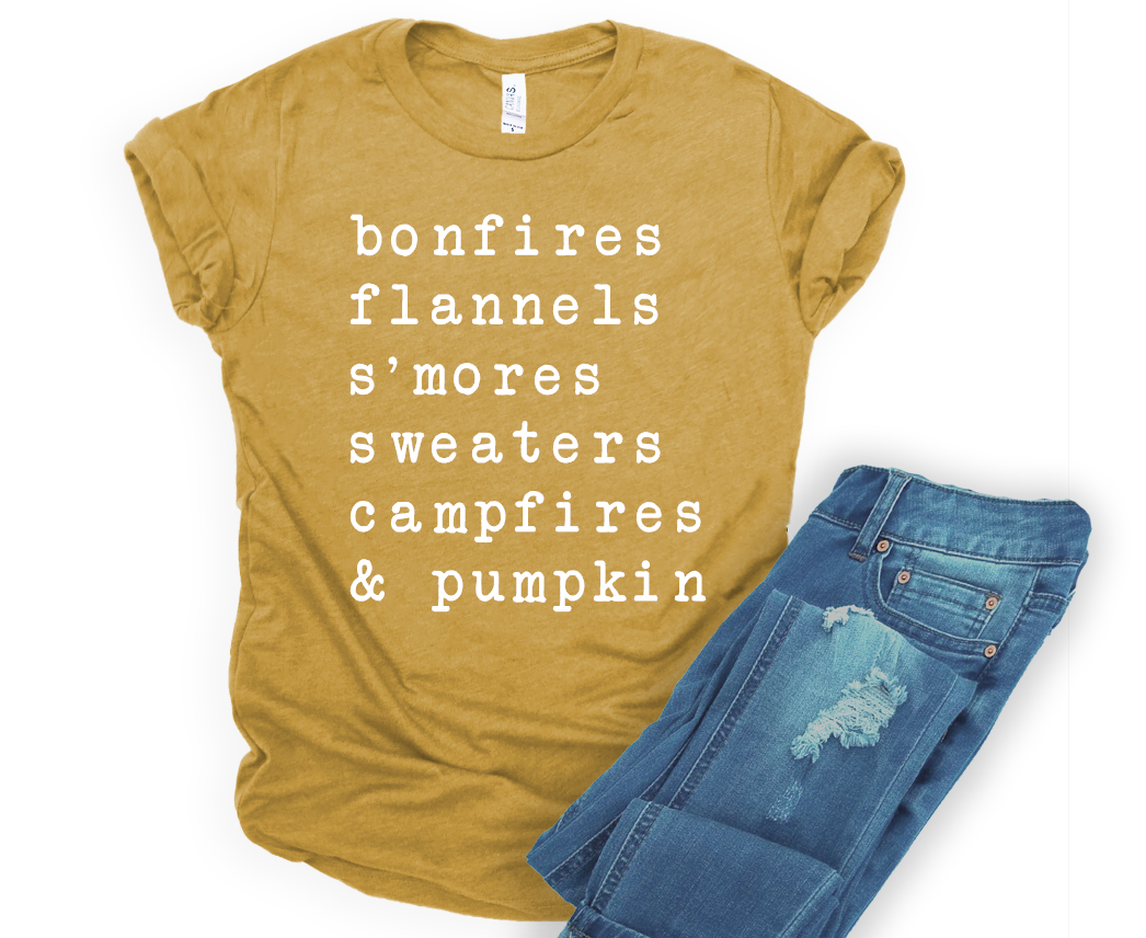 bonfires flannels