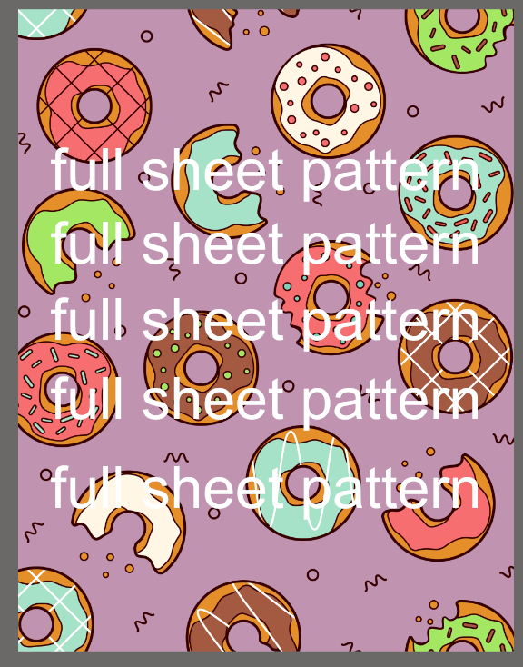 Purple Donut Pattern