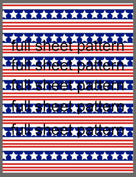 Patriotic Flag Stars Pattern