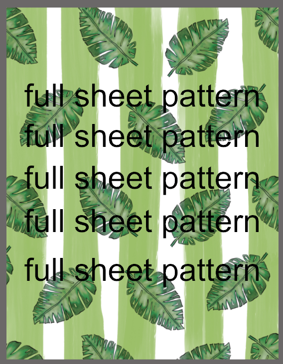 Tropical Leaves 2 Pattern