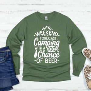 weekend forecast drinking and camping