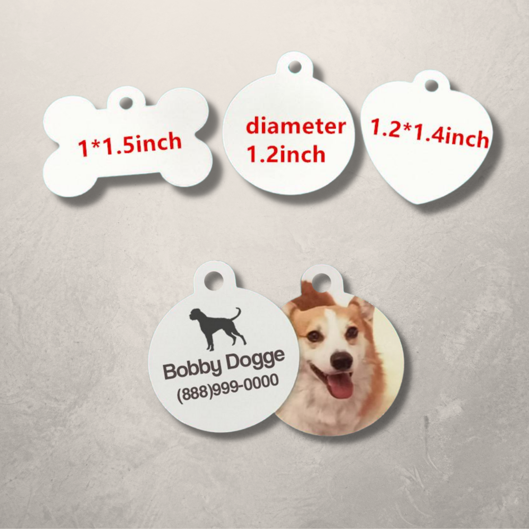 Sublimation Pet Tag, Blank Products