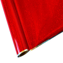 Red Glitter Foil