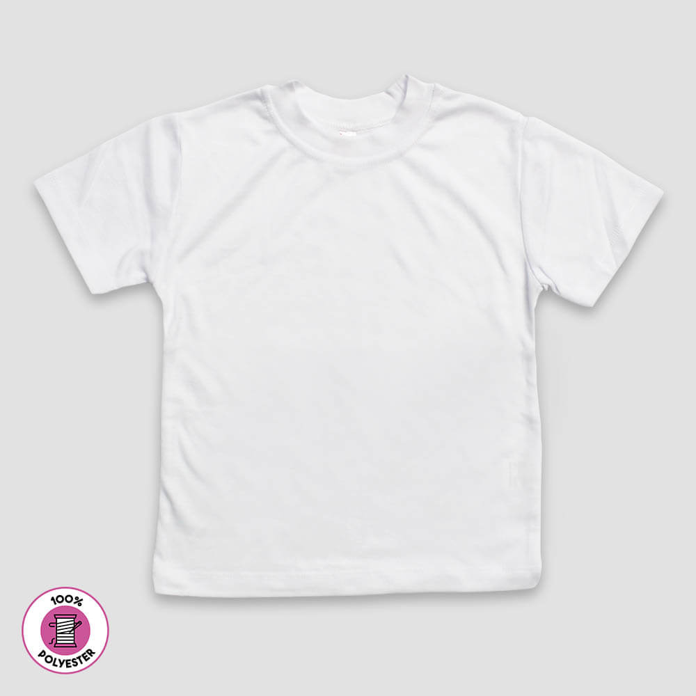 Blank White Sublimation T-Shirt 100% Polyester