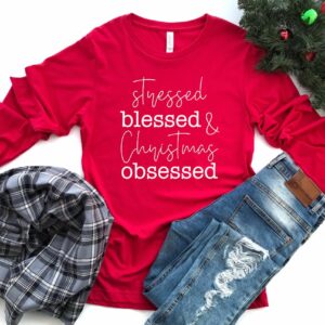 Stress Blessed & Christmas Obsessed
