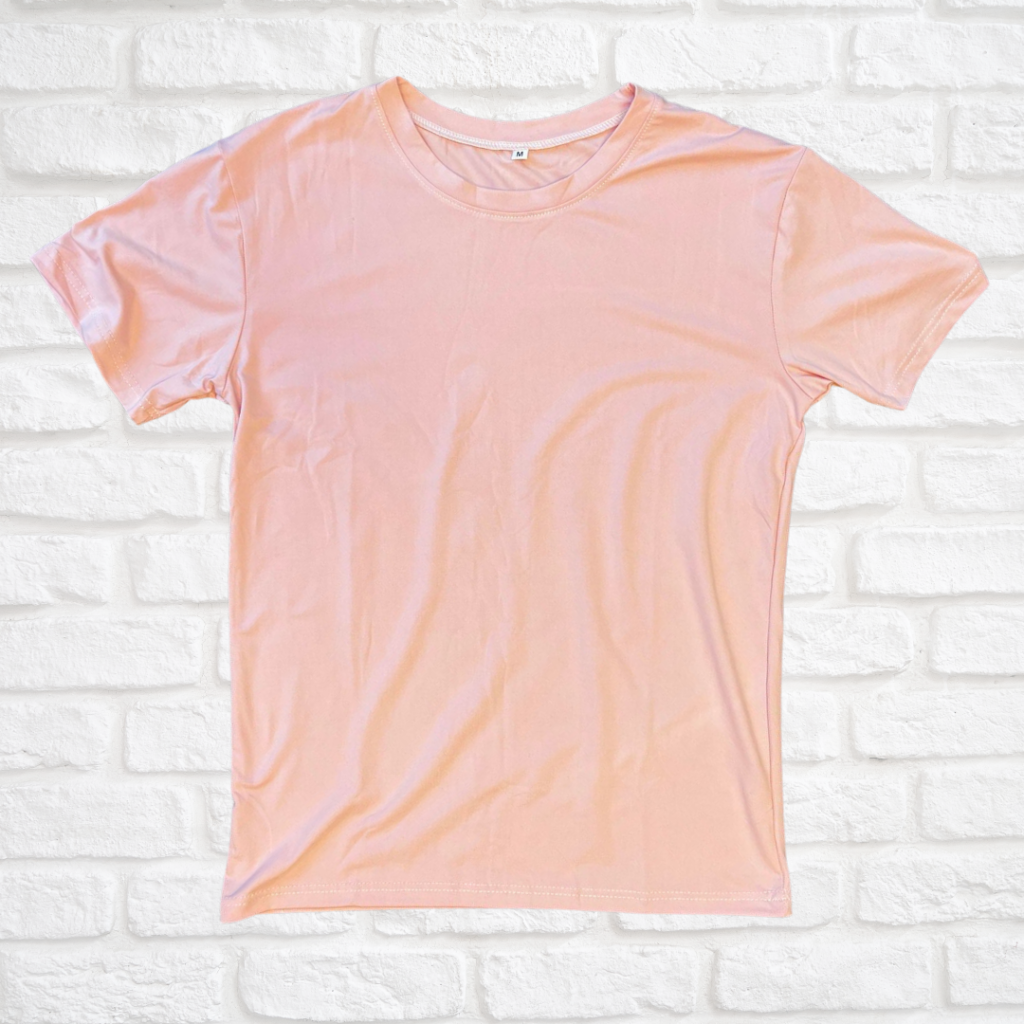 Pastel T-Shirt - Light Pink | 95% Polyester | Sublimation Apparel