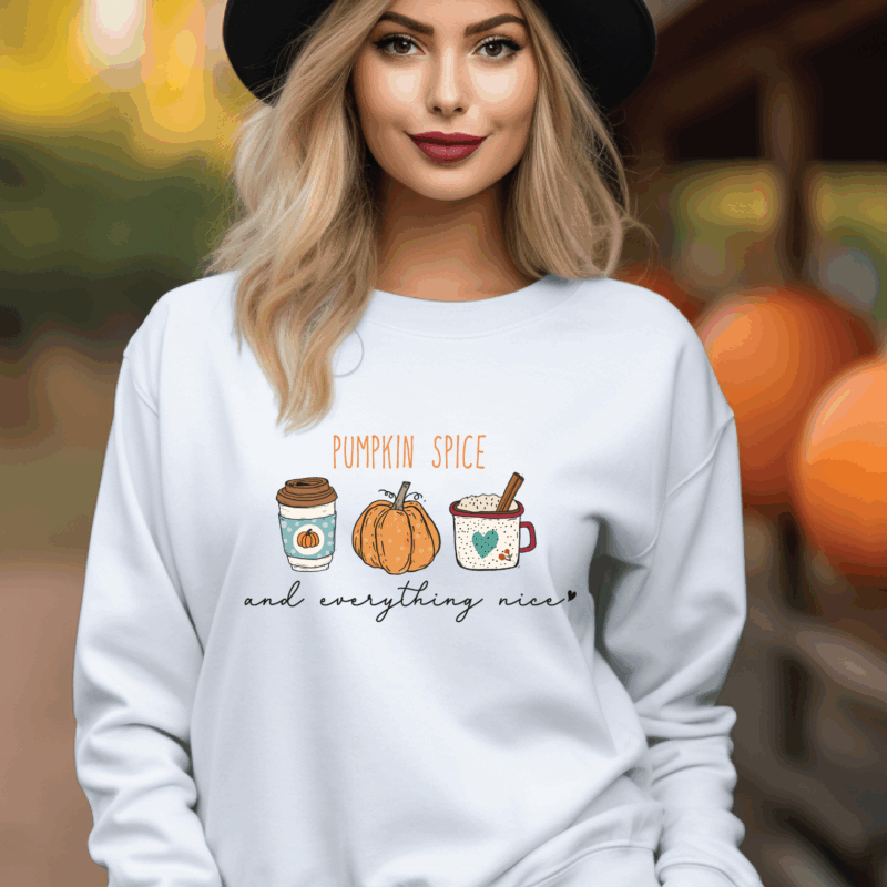 Pumpkin Spice Everything Nice | 0930 | Direct To Film DTF Transfer