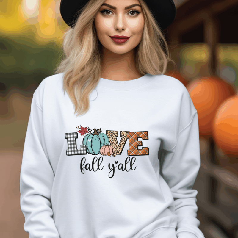 Love Fall Y'all | 0933 | Direct To Film DTF Transfer