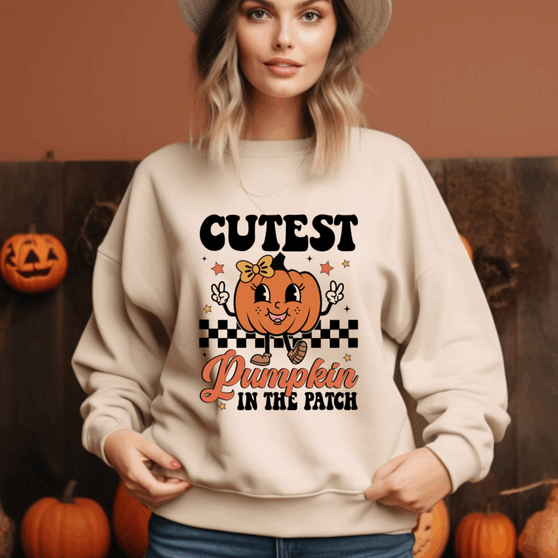 Cutest Pumpkin In The Patch | 1044 | Direct To Film DTF Transfer