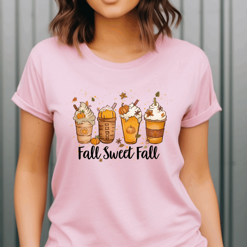 Fall Sweet Fall Drinks | 1053 | Direct To Film DTF Transfer