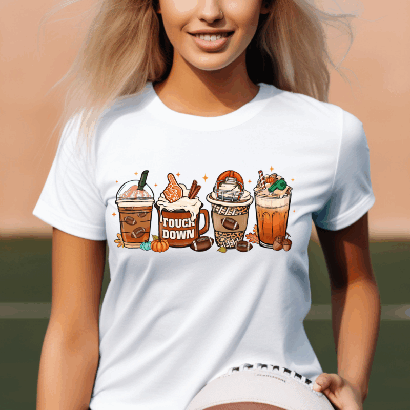 Football Autumn Drinks | 1062 | Direct To Film DTF Transfer