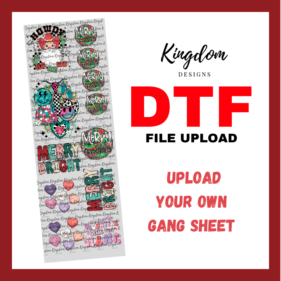 Custom Iron On DTF Heat Transfers for Apparel, Full Color & 1-3 Days Ship  Out - Custom DTF Transfers