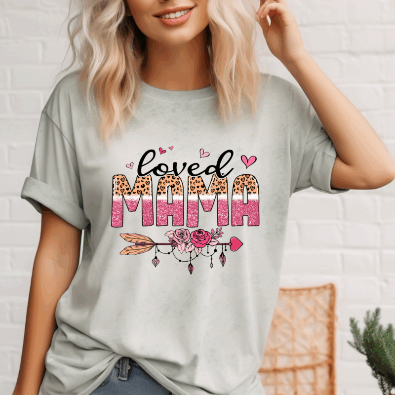 Loved Mama Arrow | 10278 | Direct To Film DTF Transfer
