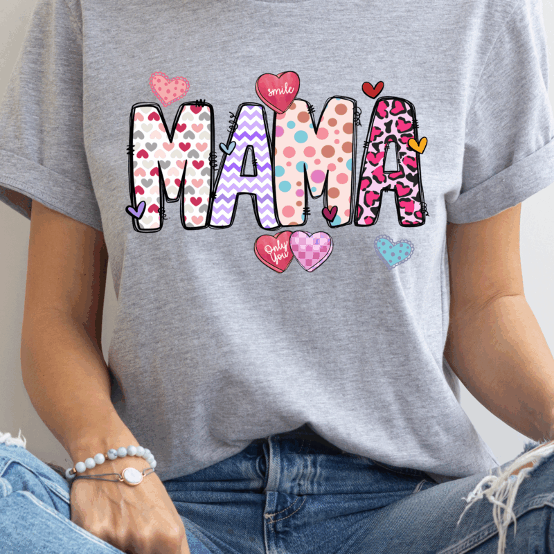 Mama Valentines Doodle | 10322 | Direct To Film DTF Transfer