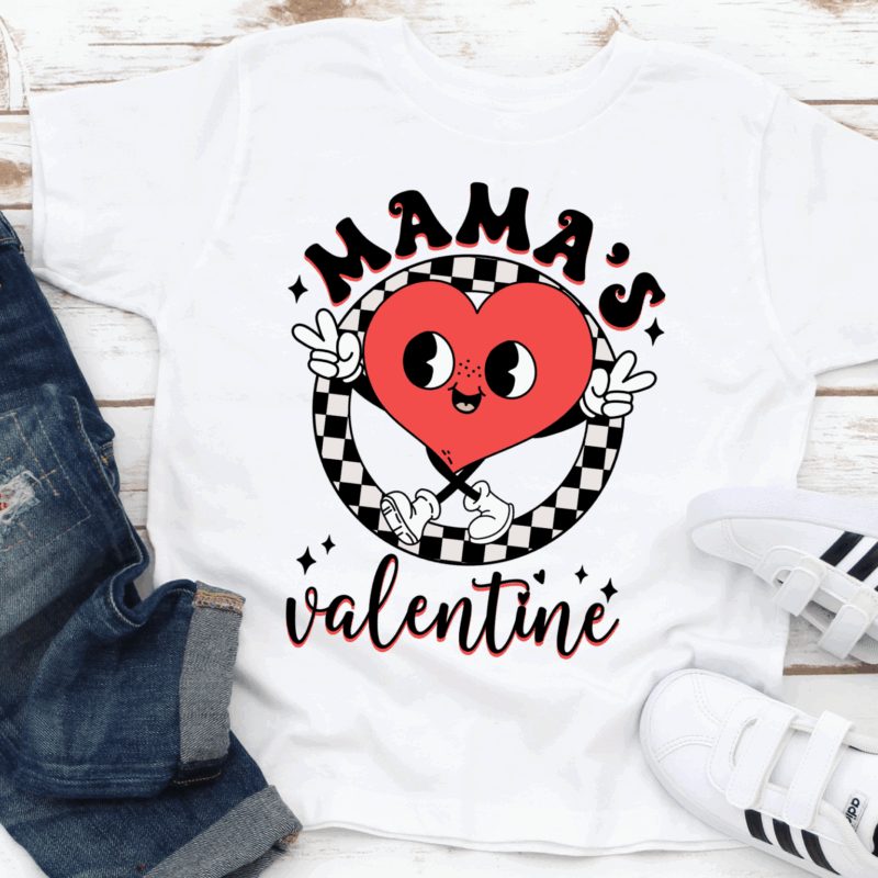 Mama's Valentine Checkered | 4209 | Direct To Film DTF Transfer