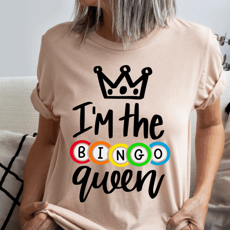 Bingo Queen | 10484 | Direct To Film DTF Transfer
