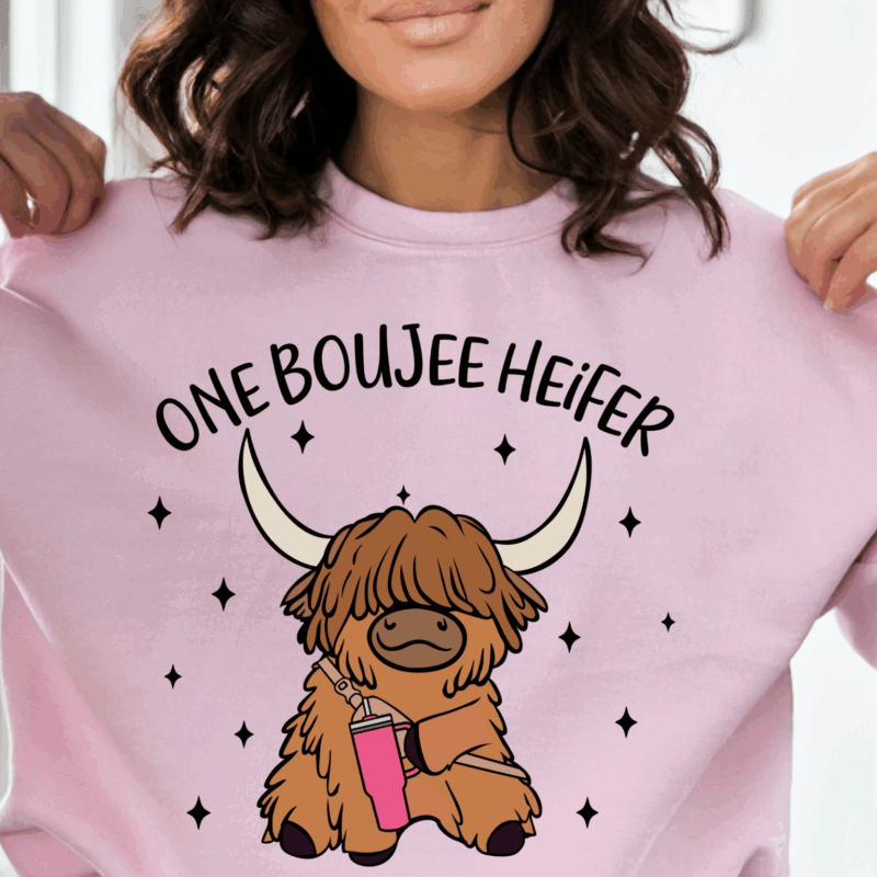 One Boujee Heifer | 10575 | Direct To Film DTF Transfer
