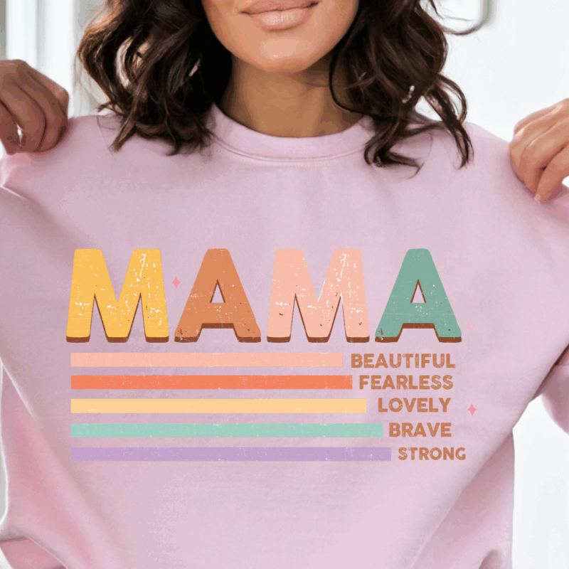 Beautiful Fearless Mama | 10736 | Direct To Film DTF Transfer