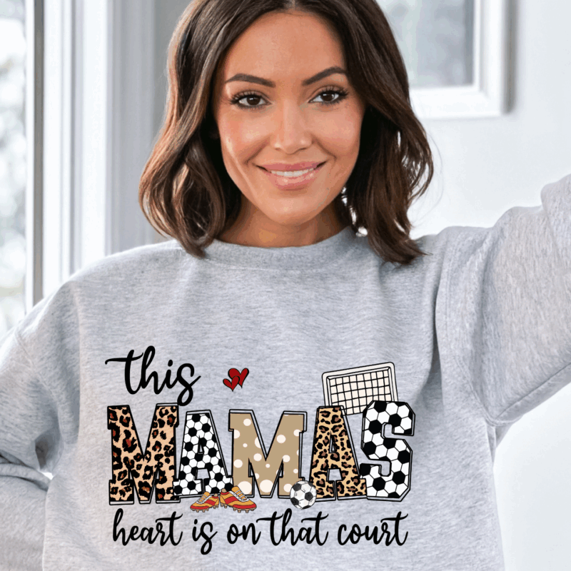 This Mama Heart Soccer | 10819 | Direct To Film DTF Transfer