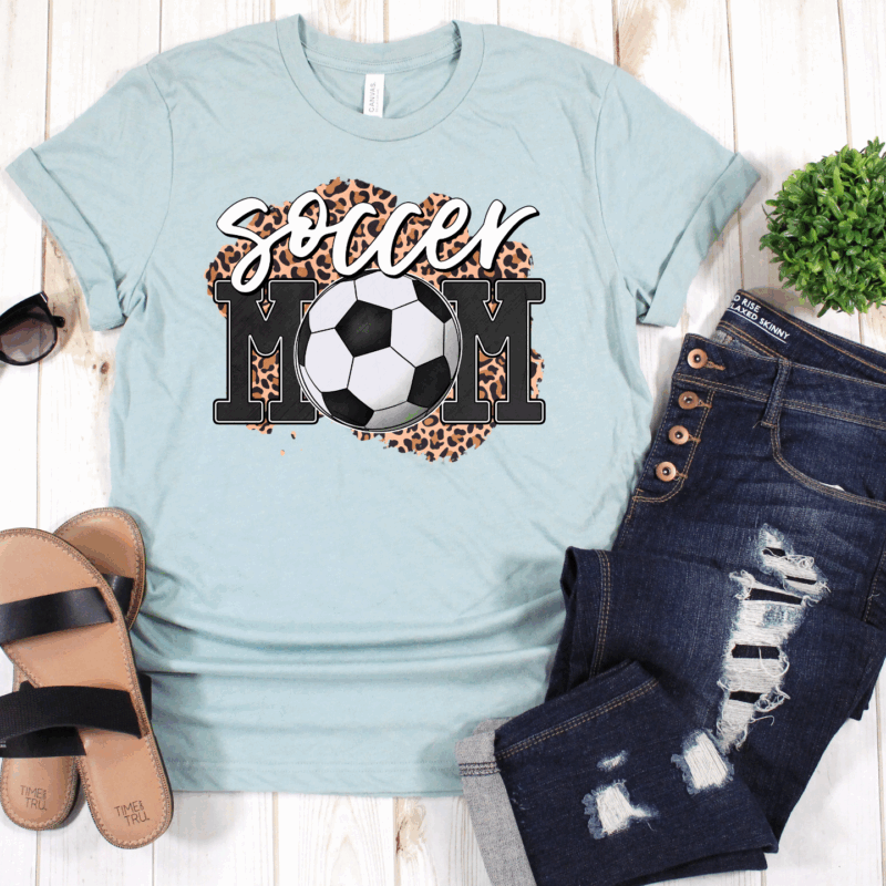 Soccer Mom Leopard | 10880 | Direct To Film DTF Transfer