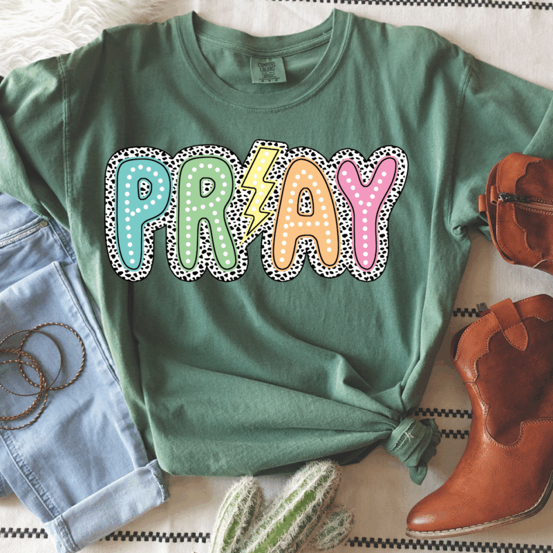 Pray Colorful | 20043 | Direct To Film DTF Transfer