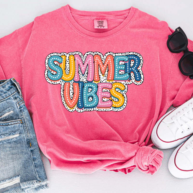 Summer Vibes Dots | 20032 | Direct To Film DTF Transfer