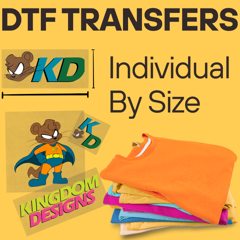 Individual DTF Transfers Product